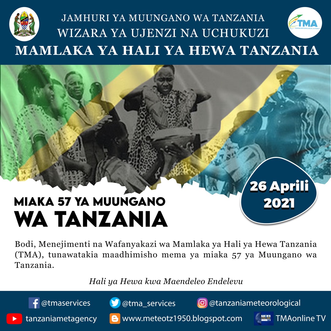 MIAKA 57 YA MUUNGANO WA TANZANIA