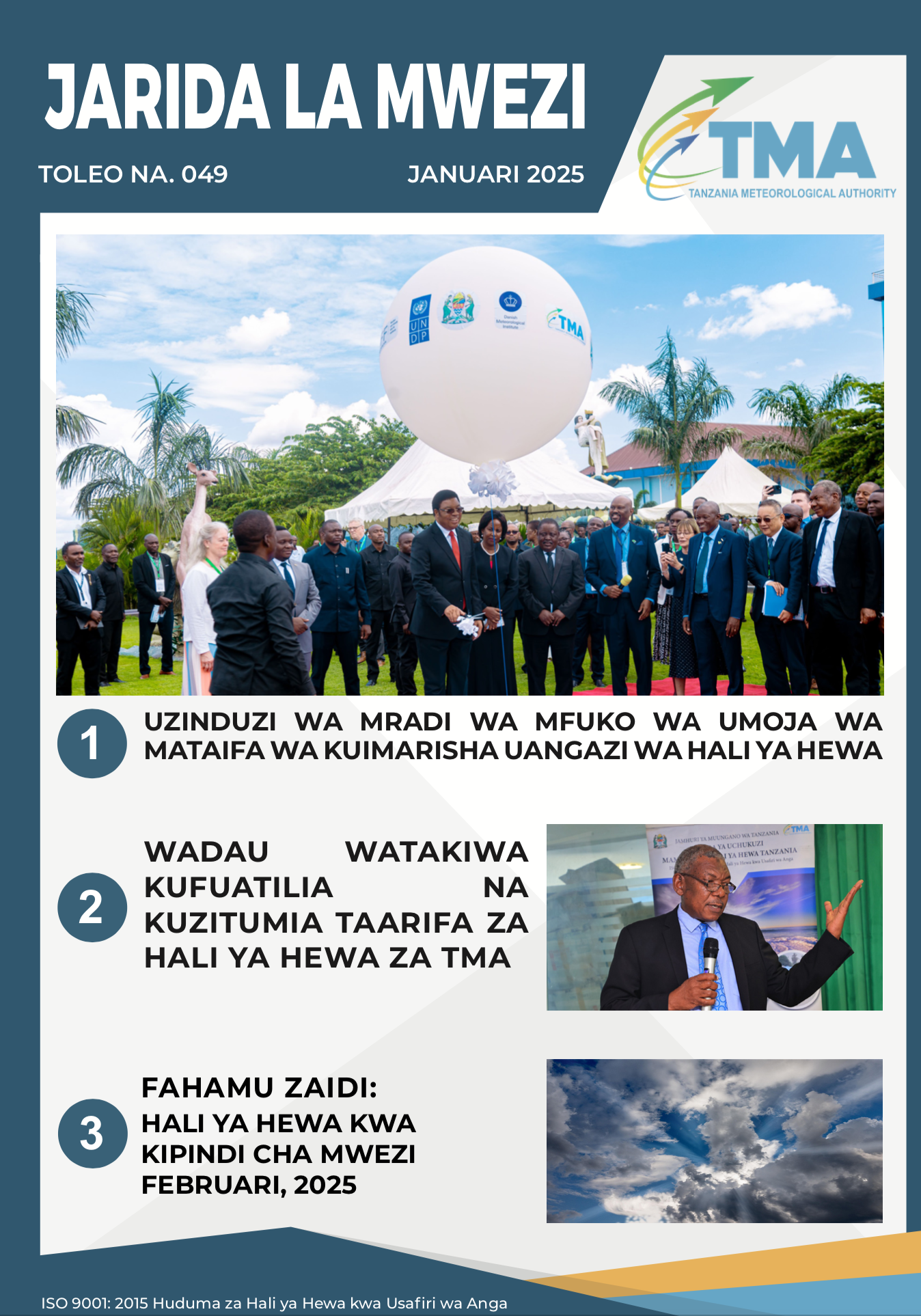 JARIDA LA HABARI ZA TMA_JANUARY 2025 - TOLEO LA 49